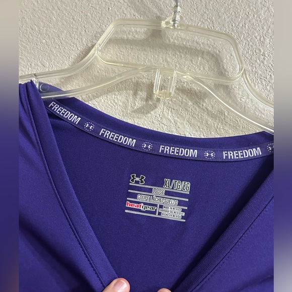 Under Armour Wounded Warrior Project Shirt Womens XL Purple Long Sleeve Soldier - Picture 3 of 6